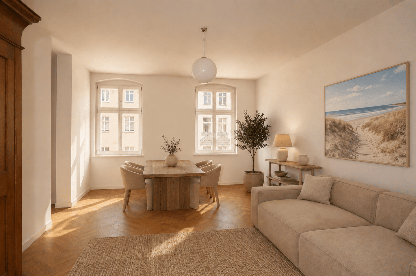 Altbau-Traum im Stephankiez: 3-Zimmer, Balkon, Fußbodenheizung – 4.OG – 10559 Berlin – Vorschaubild 5