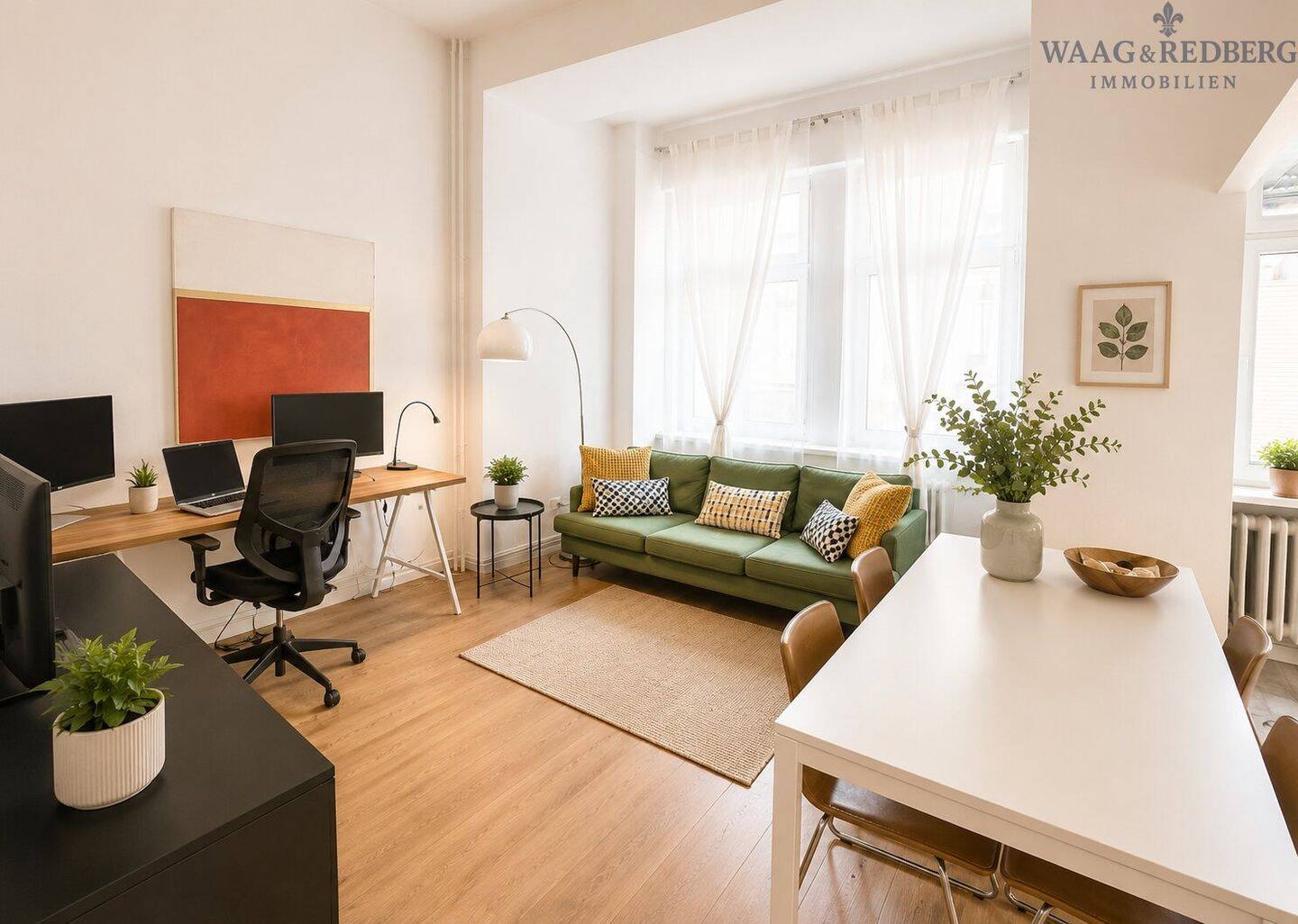 Flexibel nutzbar: Möblierte Wohnung in attraktiver Richardplatz-Lage – 12055 Berlin – Vorschaubild 6