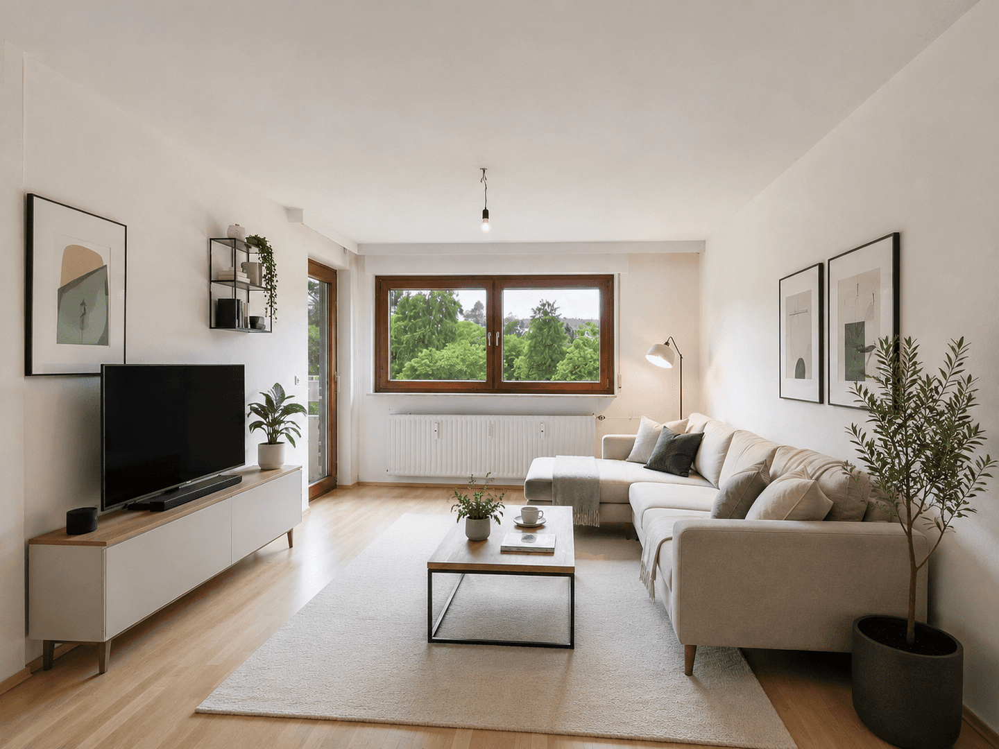 Über den Baumkronen: 3-Zimmer-Wohnung mit Ausblick ins Grüne und Garagenstellplatz in Botnang. – 70195 Stuttgart – Vorschaubild 4