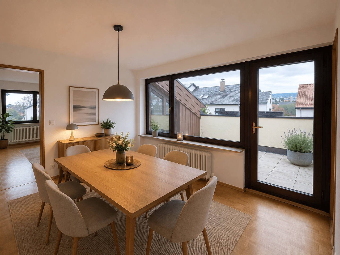 Attraktive 3,5-Zimmer-Dachgeschosswohnung mit sonniger Dachterrasse, Fernblick und Garage in Stuttgart-Muckensturm – 70374 Stuttgart – Vorschaubild 5