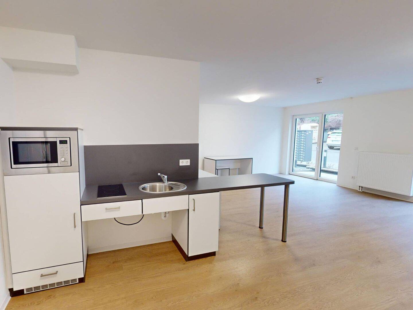 **STUDENTS ONLY** Rollstuhlgerechtes Apartment MÖBLIERT mit TERRASSE im Open Living House Siegen (nur für Studierende!) – 57074 Siegen – Vorschaubild 3
