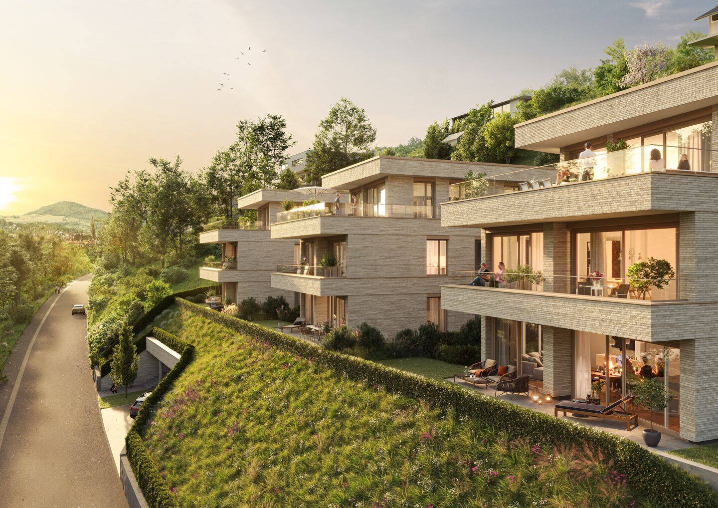 Sonnenuntergänge inklusive – Exklusives Penthouse mit spektakulärer Dachterrasse – 79104 Freiburg im Breisgau – Vorschaubild 3