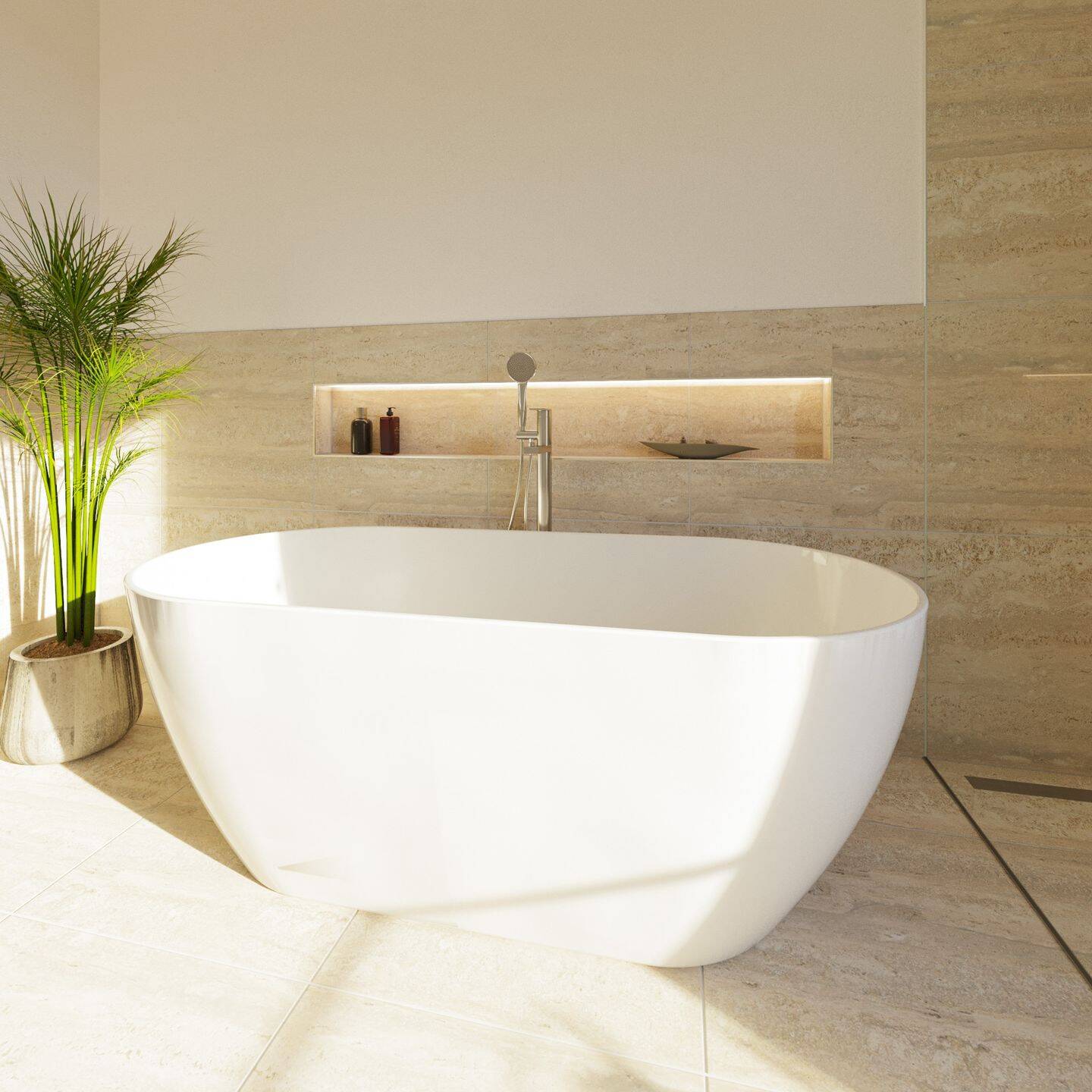 WE Lux 1 /// Exklusive 4-Zimmer-Erdgeschosswohnung mit privatem Gartenanteil (WE 3.1+3.2) – 79104 Freiburg im Breisgau – Vorschaubild 3
