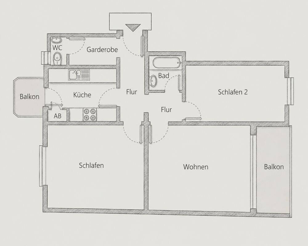 (6) 3-ZI.-WHG AM ISARUFER I ZENTRAL IN MÜNCHEN LEHEL – 80538 München – Vorschaubild 4