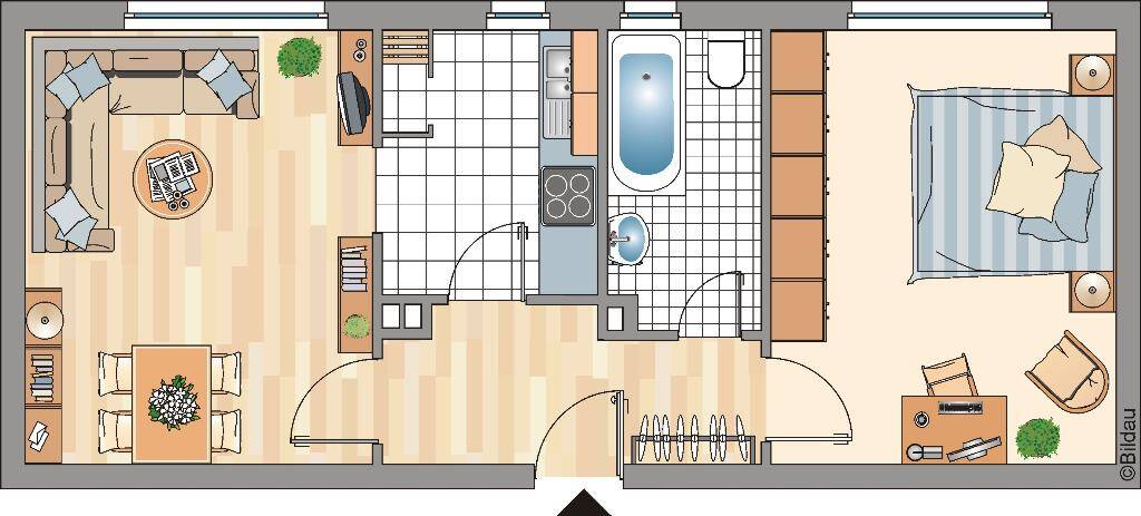2-Zimmer-Wohnung in Essen Frohnhausen – 45145 Essen – Vorschaubild 3