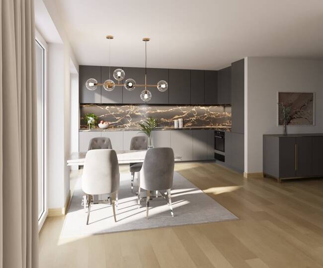 Exklusiv ausgestattete 2-Zimmer Maisonett-Gartenwohnung in innovativer und extravaganter Architektur! – 81825 München – Vorschaubild 3