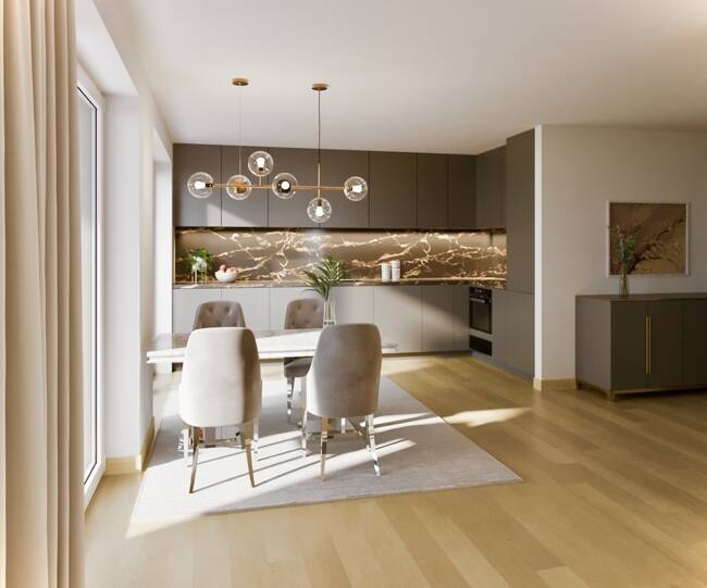 Exklusives Wohnen auf zwei Ebenen: 4-Zimmer-Maisonette mit Garten in Trudering. – 81825 München – Vorschaubild 4