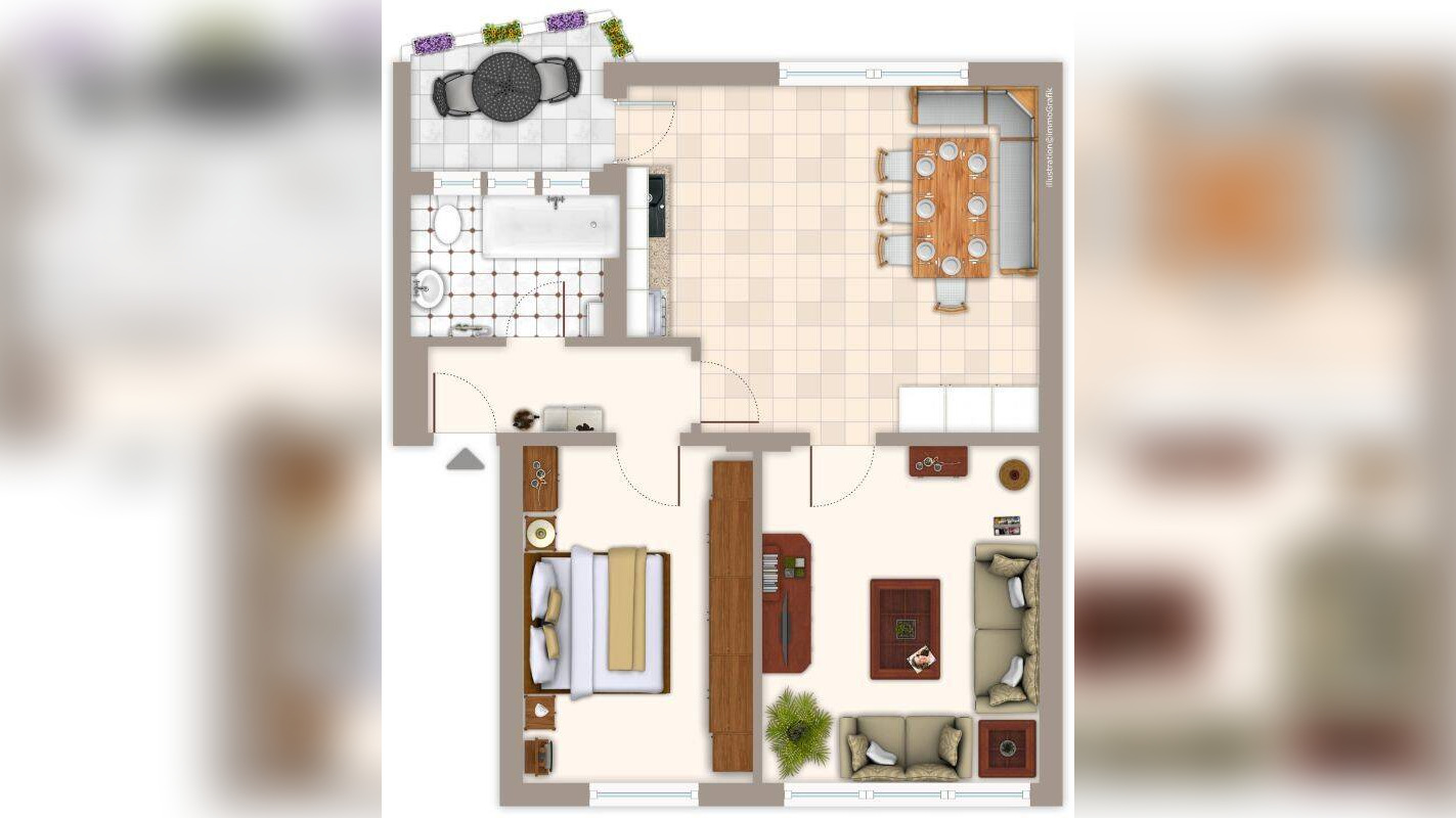 Nachmieter gsucht! helle 2-Zimmer-Wohnung in Mönchengladbach Mülfort – 41238 Mönchengladbach – Vorschaubild 3