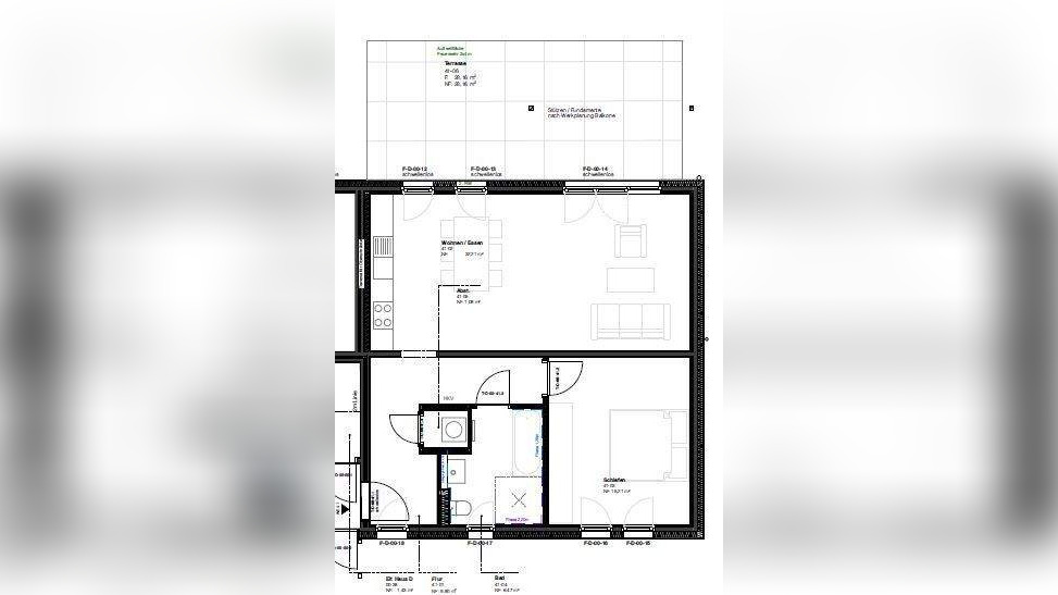 30 qm Terrasse im Hinterhaus – absolut grün und ruhig im Erstbezug – 1139 Dresden – Vorschaubild 3