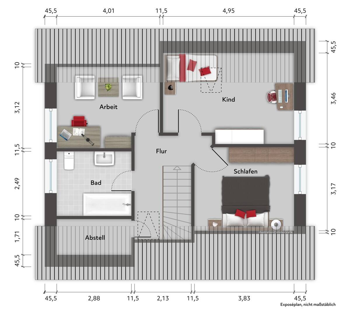 Entwicklungsfähiges Grundstück mit zwei Bestandshäusern zum Kauf in Oststeinbek – Wentzel Dr. – 22113 Hamburg – Vorschaubild 4