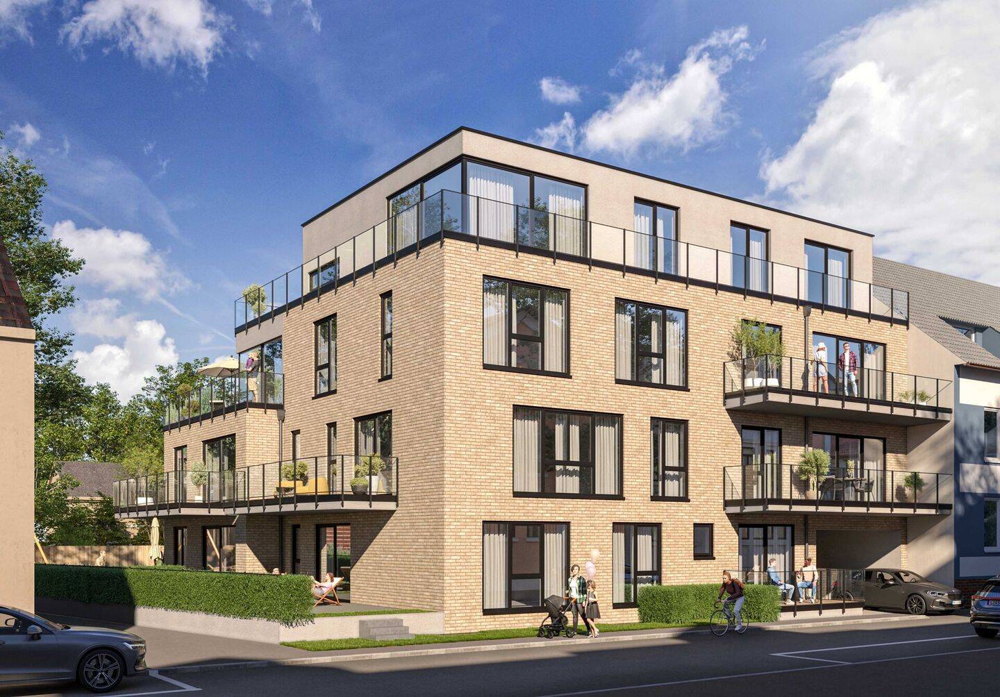 WOHNEN MIT WOW-EFFEKT: Exklusive 4-Zimmer-Neubauwohnung mit spektakulärer Dachterrasse in Schlebusch – 51375 Leverkusen – Vorschaubild 3