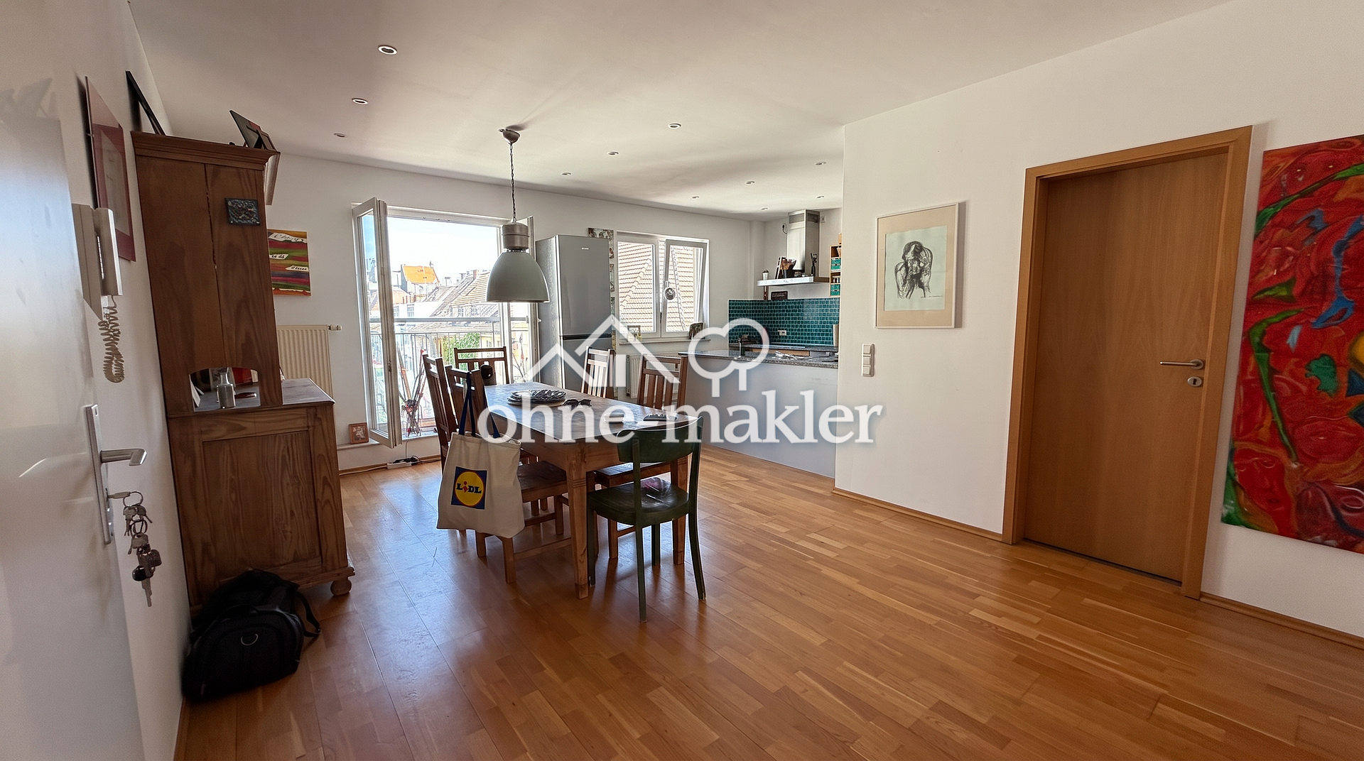 Köln-Mauritius charmante Wohnung mit Balkon – Rubenstraße 37, 50676 Köln – Vorschaubild 3