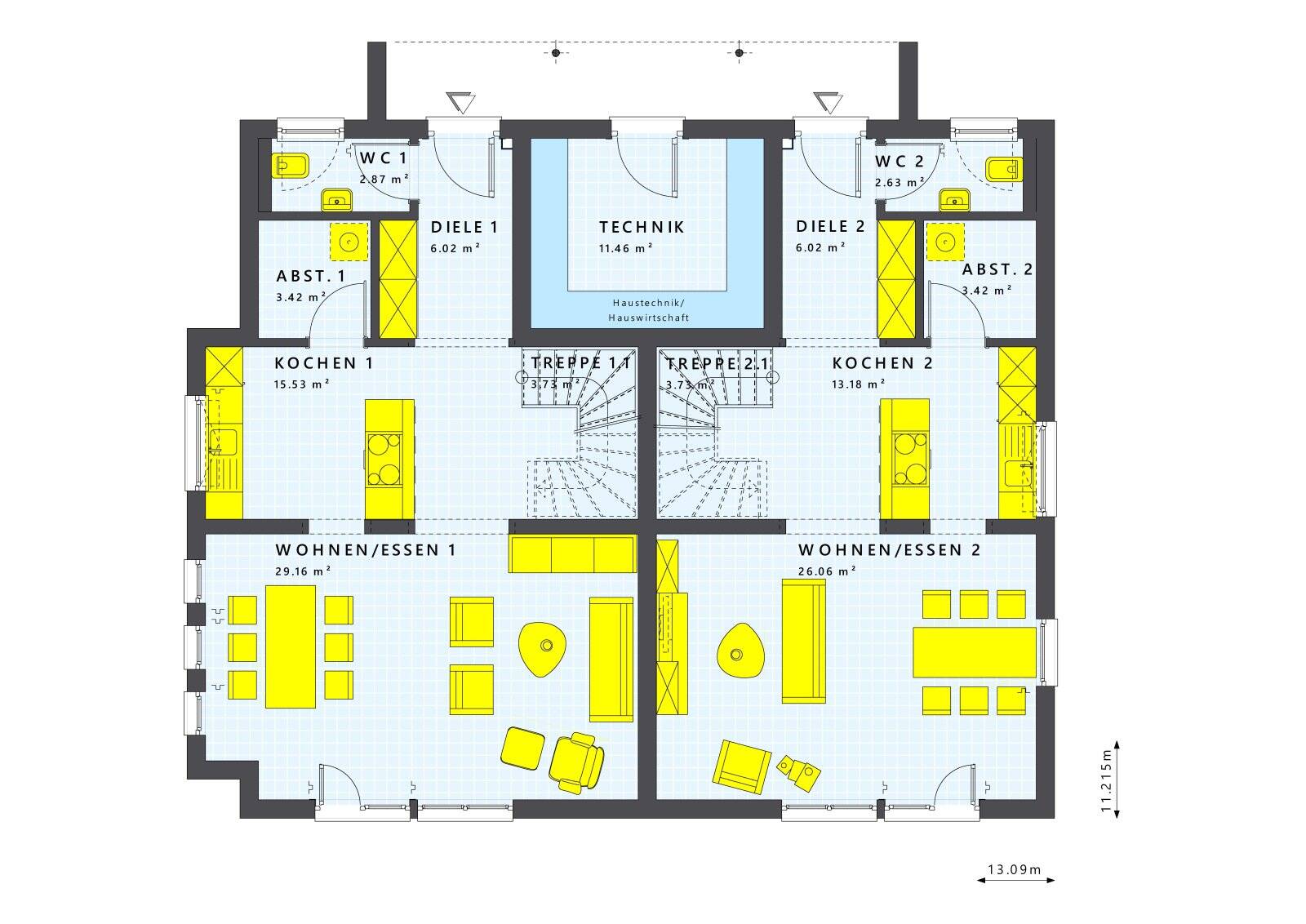Euer Doppelhaus – Individuell geplant, nachhaltig gebaut, perfekt gelebt in KFW 40 QNG – I KON – 22457 Hamburg – Vorschaubild 3