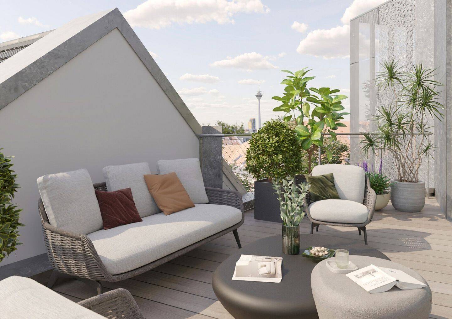 Zwei Einheiten. Ein Konzept. 211 m² Wohnen über den Dächern Düsseldorfs – 40223 Düsseldorf – Vorschaubild 3