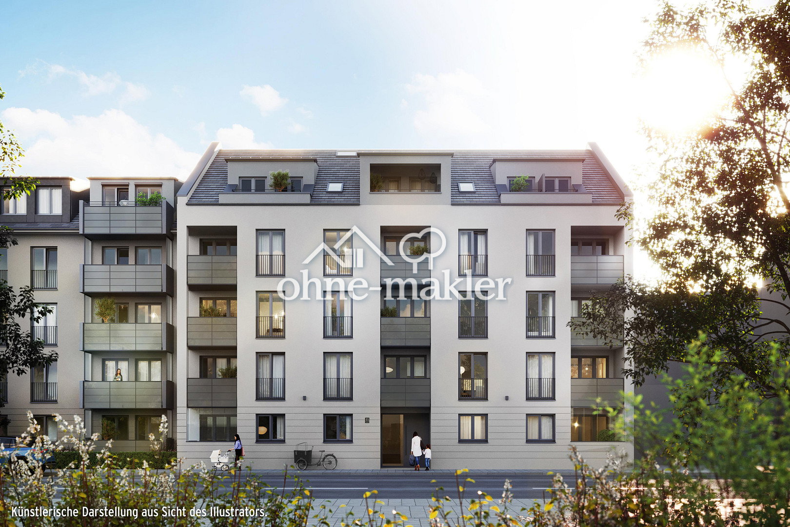 Westpark-Flair Traumwohnung mit Terrasse – Nestroystraße 13, 81373 München – Vorschaubild 3