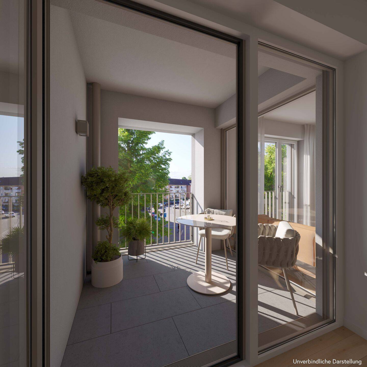 Moderne, zentral gelegene & barrierefreie 3-Zimmer-Wohnung mit Blick ins Grüne – 50968 Köln – Vorschaubild 6