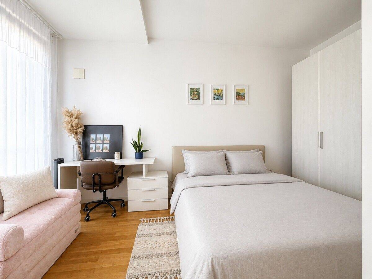Exklusive Wohnung in Berlin-Mitte | 2 Zimmer | Balkon | Möbliert | Sofort bezugsfertig | Blick auf den Park – 10115 Berlin – Vorschaubild 3