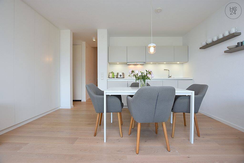 Stilvoll möblierte 1-Zimmer Wohnung mit Terrasse und Internet in Stuttgart Feuerbach – 70469 Stuttgart – Vorschaubild 3