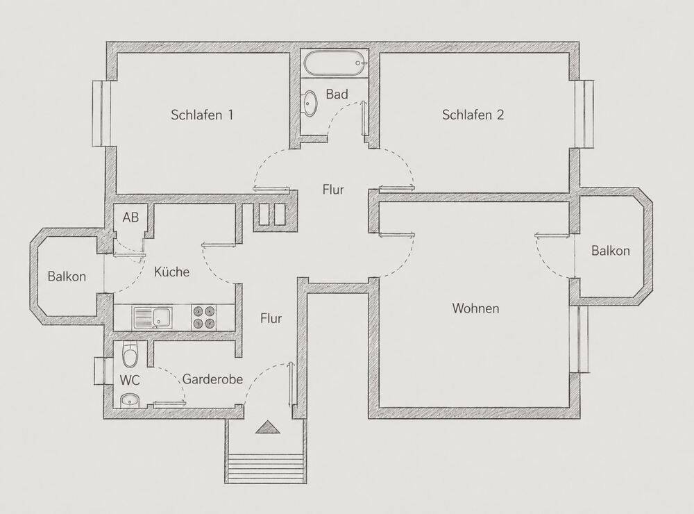 (11) 3-ZIMMER-WOHNUNG MIT BLICK AUF DAS ISARUFER I ZENTRAL IN MÜNCHEN LEHEL – 80538 München – Vorschaubild 3