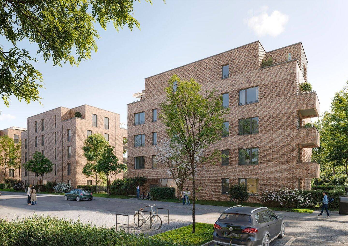 Ein Zuhause mit Zukunft: Große 3-Zimmer-Wohnung im Neubauprojekt Beke Quartier – 22041 Hamburg – Vorschaubild 3