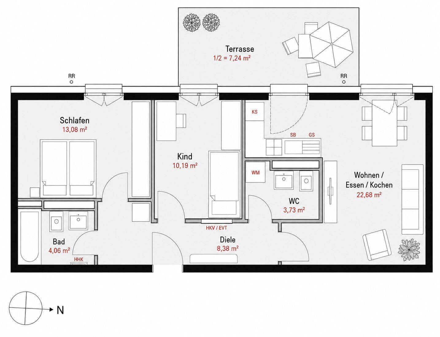 Nahe Theresienwiese – Urban. Stylisch. Ruhig. – Mit West-Terrasse! – 80336 München – Vorschaubild 8
