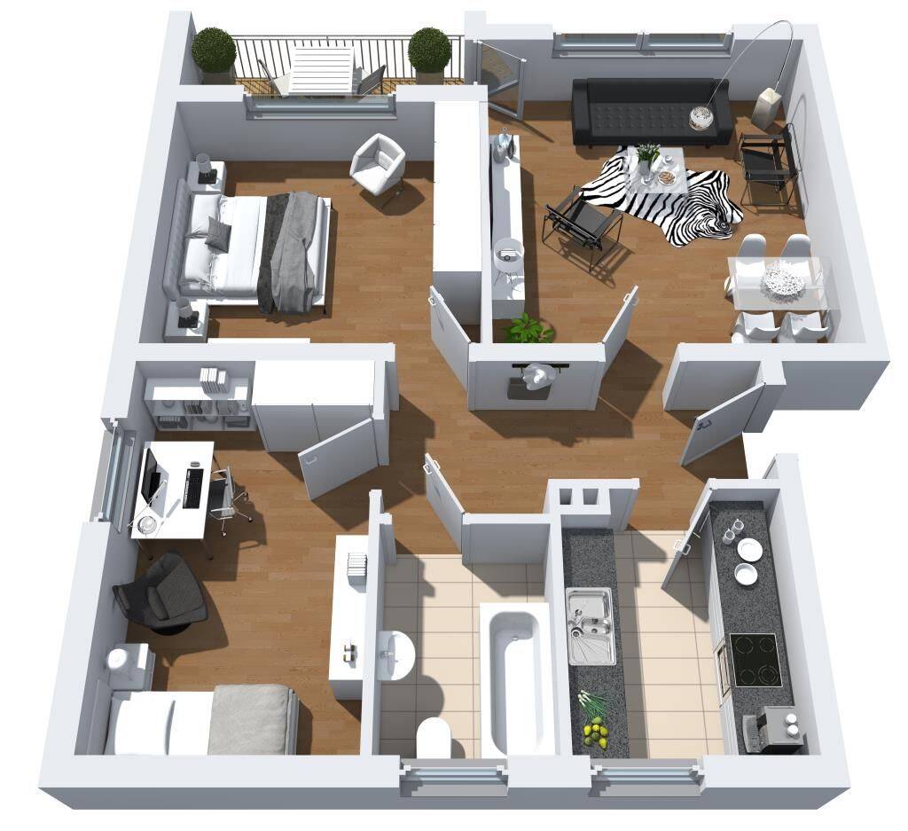 gemütliche 3-Zimmer-Wohnung in Herne – 44628 Herne – Vorschaubild 3