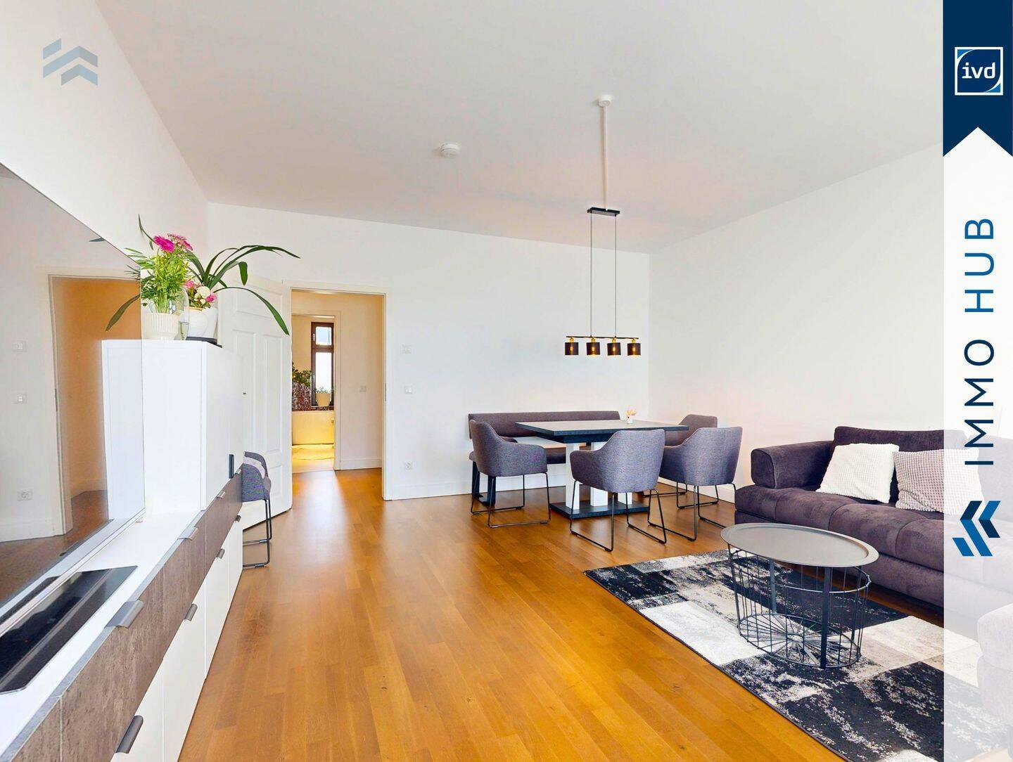 ++ Hochwertig ausgestattete 3-Zimmer-Wohnung mit großem Ostbalkon ++ – 4179 Leipzig – Vorschaubild 3