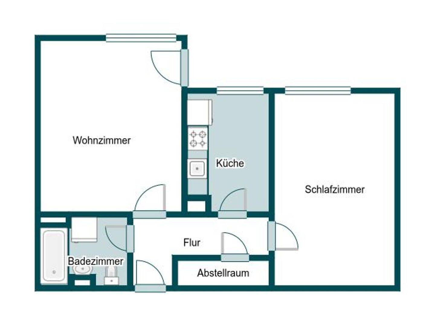 ** Über 5 % Rendite im Nürnberger Süden – Aufzug, Balkon, gute Raumaufteilung und neue Küche ** – 90471 Nürnberg – Vorschaubild 9