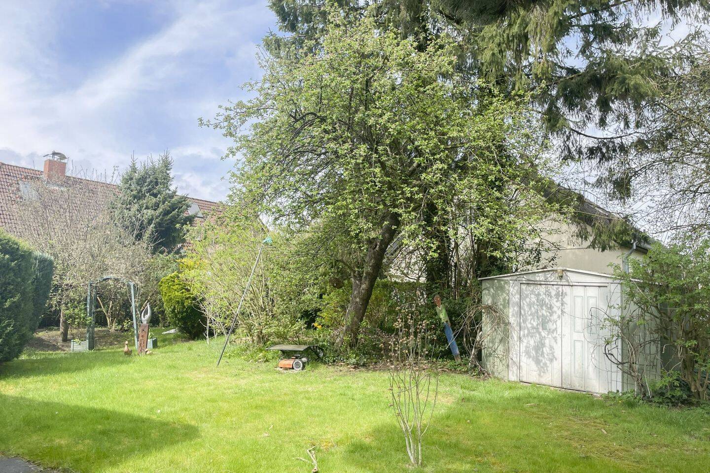 Einfamilienhaus mit Gewerbeanbau oder Grundstück für Neubau (§34 BauGB) – 22175 Hamburg – Vorschaubild 4