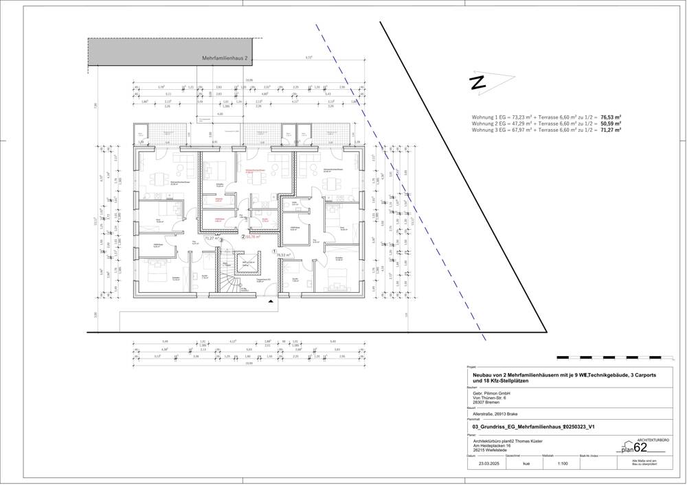 Neubauwohnung mit Stil – Moderne 3-Zimmer-Wohnung in begehrter Lage von Brake – 26919 Brake (Unterweser) – Vorschaubild 4