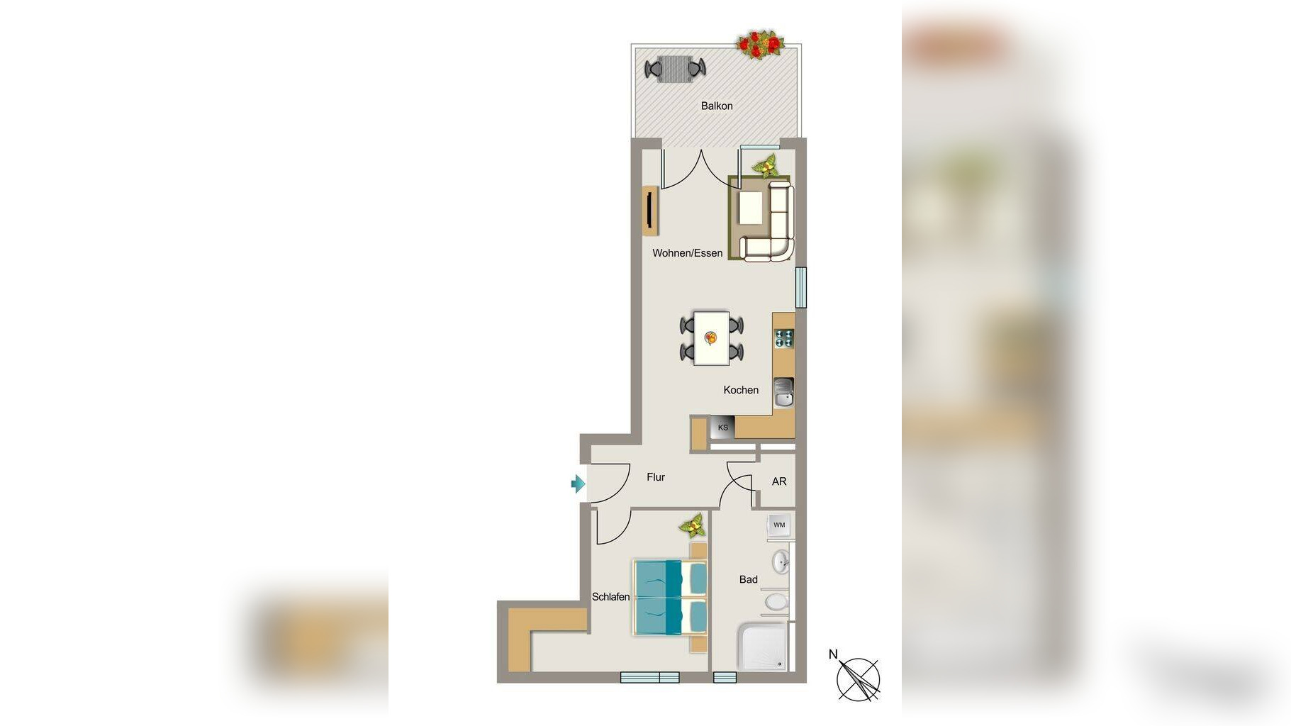 Bezugsfertige Wohnung – Einfach Möbel rein und Füße hoch! – 44795 Bochum – Vorschaubild 3