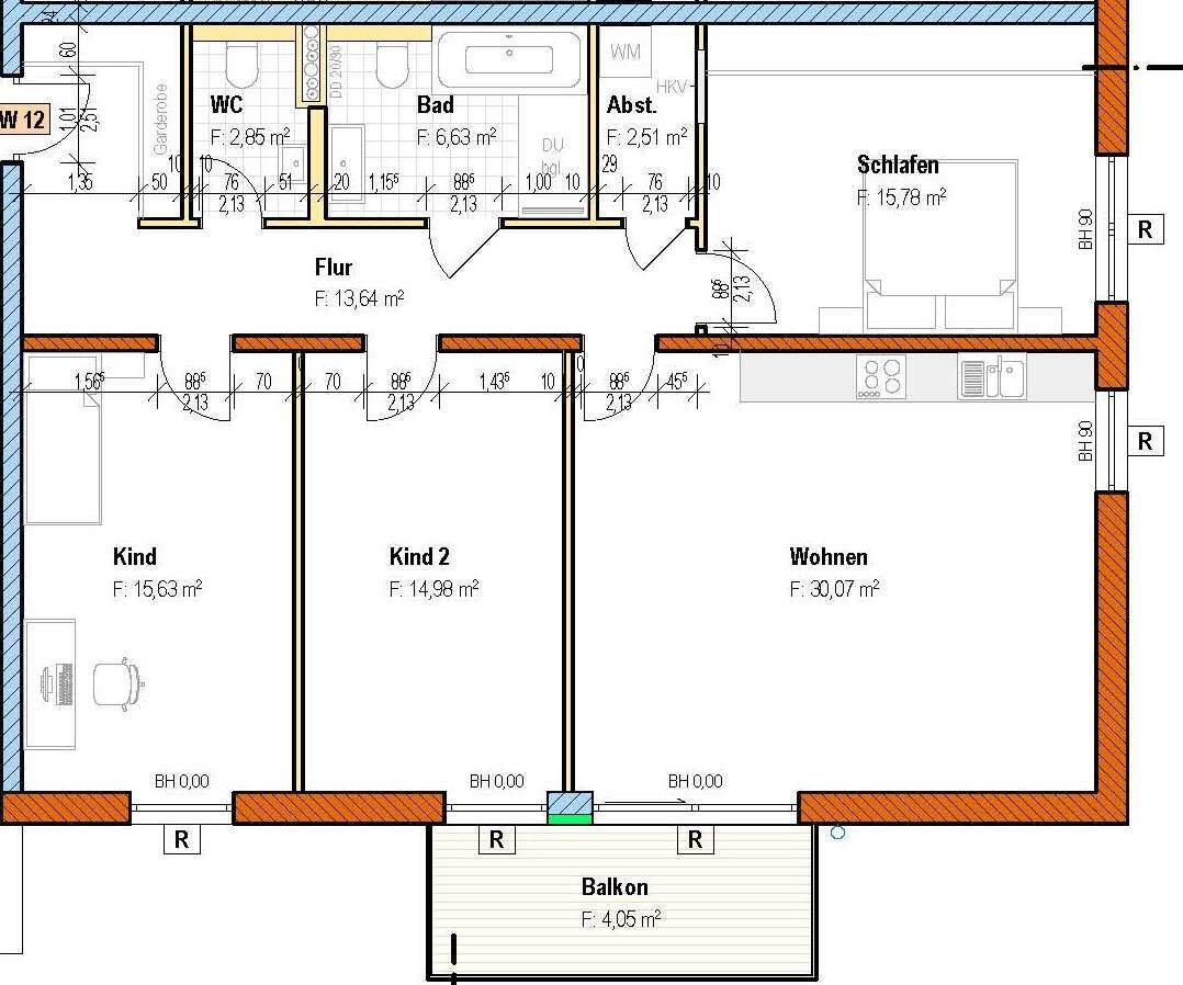 SCHÖNE 3-RAUM WOHNUNG IM 2. OBERGESCHOSS – 1139 Dresden – Vorschaubild 3