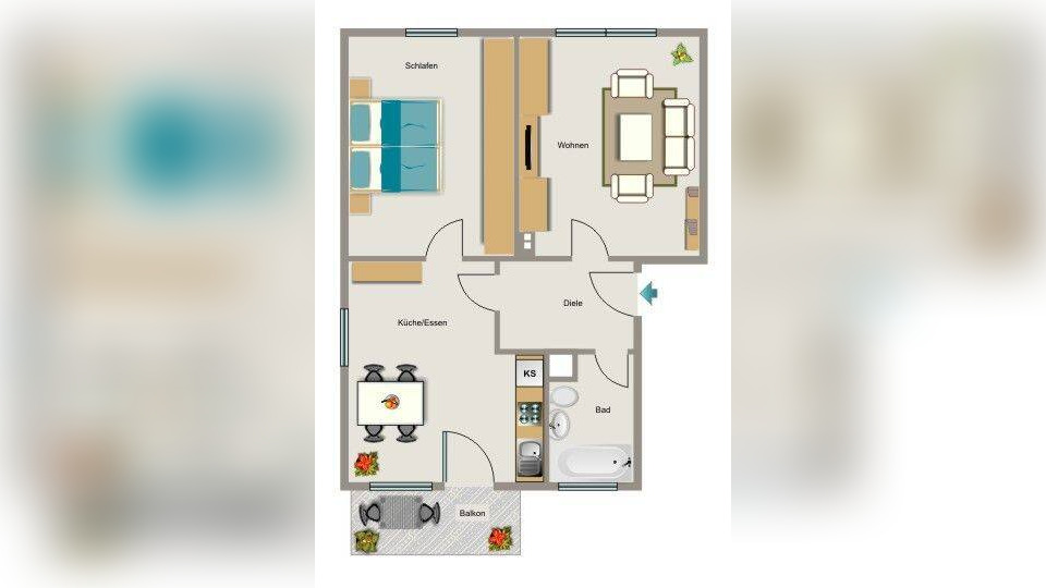 Kleine 2-Zimmer-Wohnung in Essen Altenessen-Nord für Sie! – 45329 Essen – Vorschaubild 3