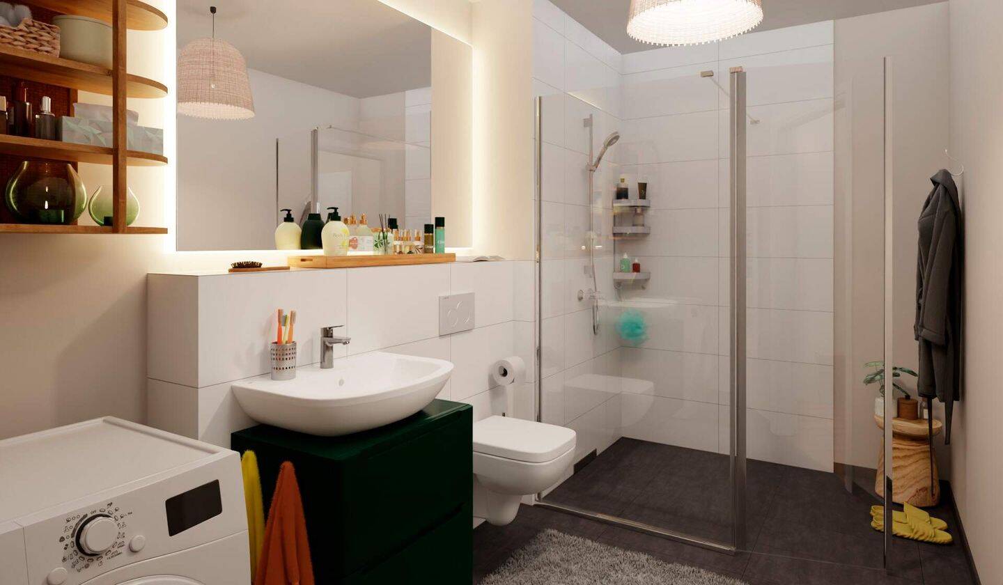 Maisonettewohnung mit Balkon und Dachterrasse sowie zwei Bädern – 40597 Düsseldorf – Vorschaubild 3
