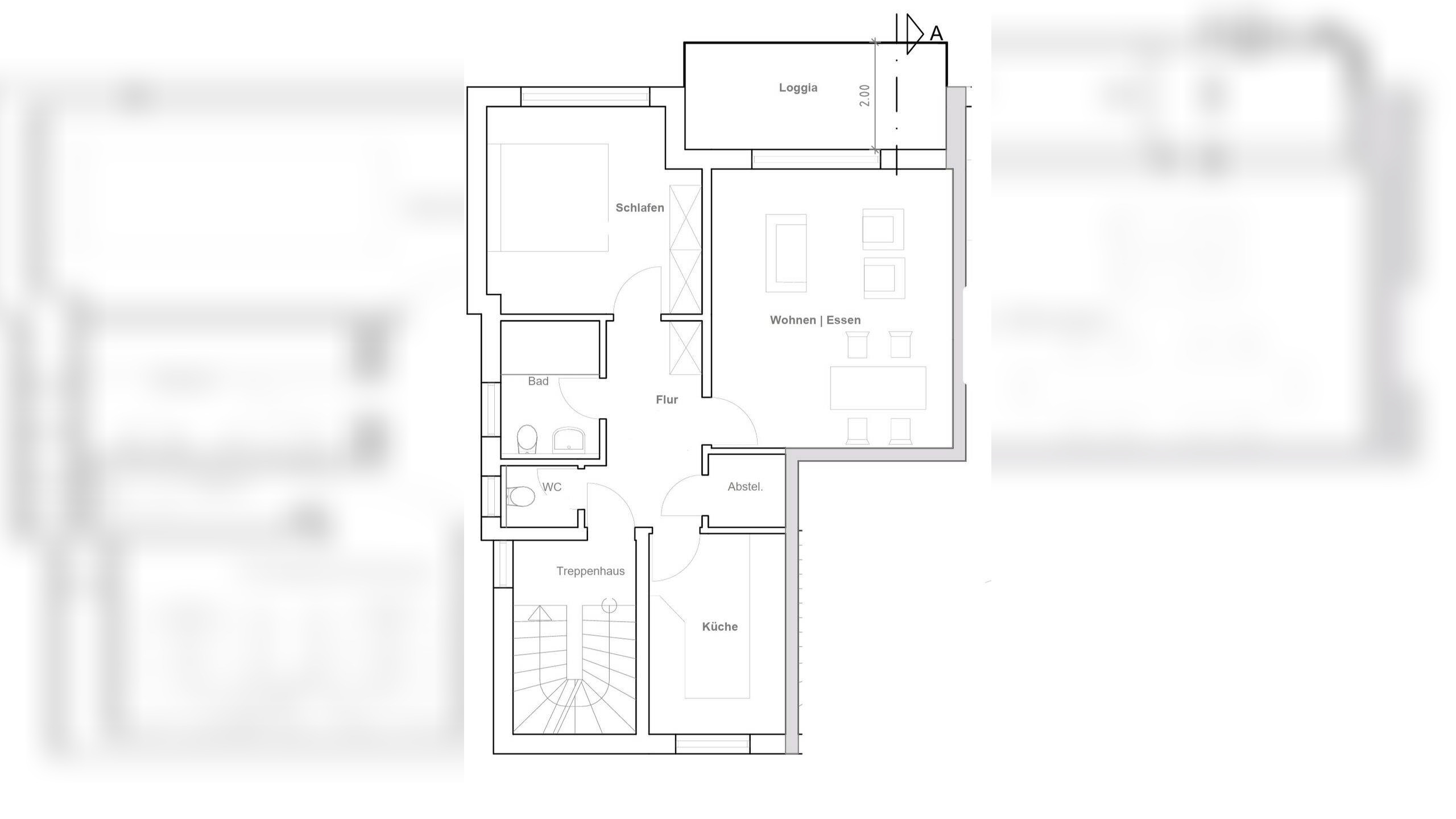 Nordenstadt: Moderne Neubauwohnung in Feldrandlage – 2 Zimmer – 65205 Wiesbaden – Vorschaubild 3
