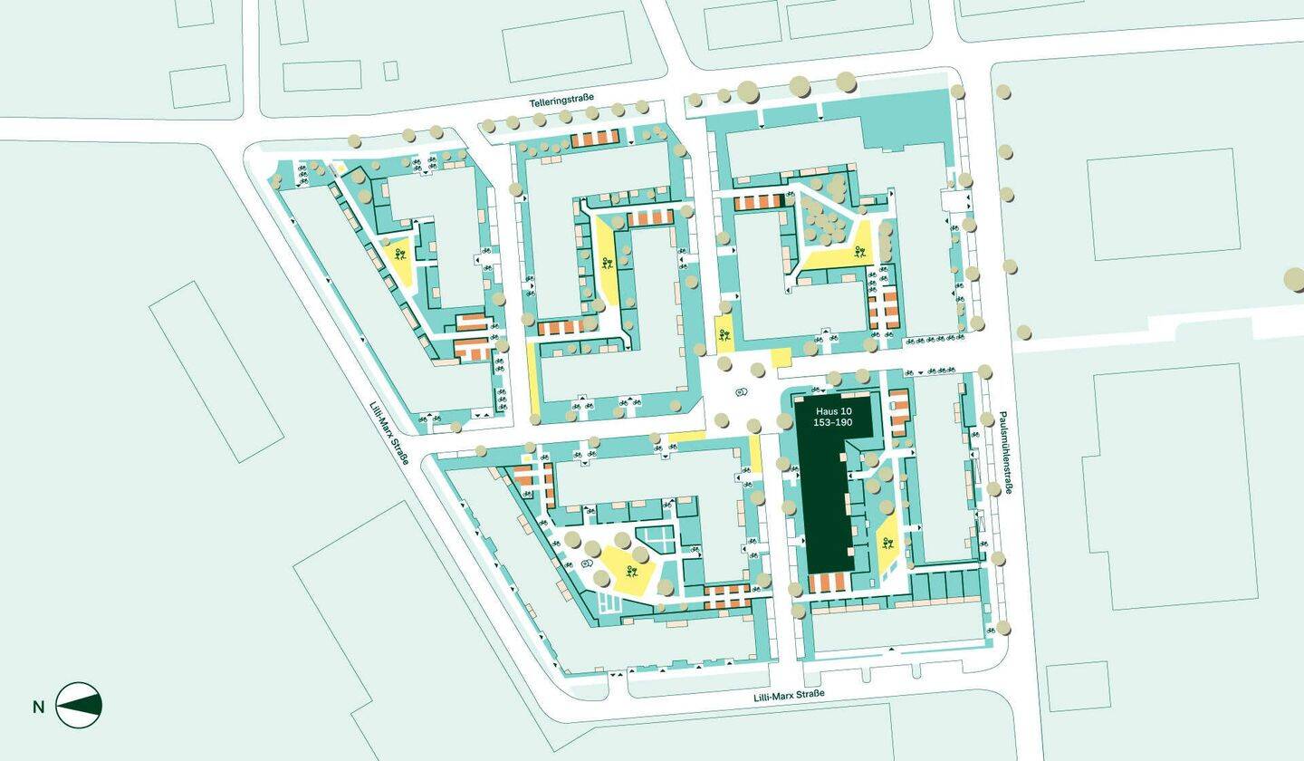 Barrierefrei e Eigentumswohnung im vierten Obergeschoss mit Loggia und Gäste-WC – 40597 Düsseldorf – Vorschaubild 4