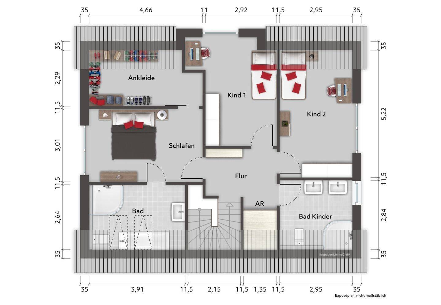 Energieklasse A+ – Neubau-Einfamilienhaus mit Vollkeller in Hamburg-Lohbrügge – Wentzel Dr. – 21033 Hamburg – Vorschaubild 3
