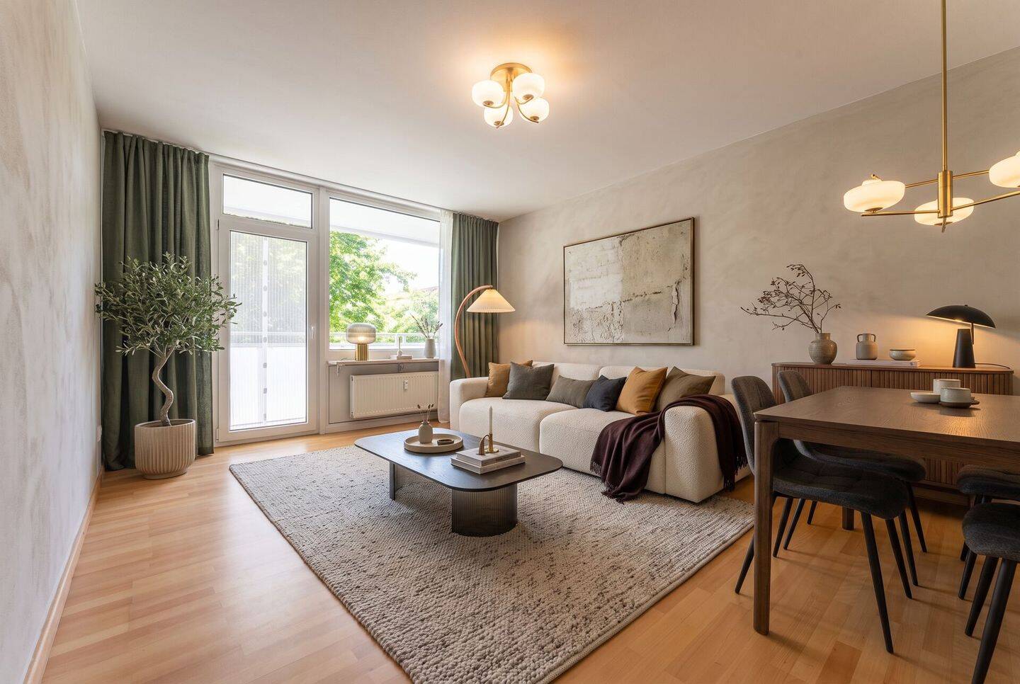 Gepflegte 3-Zimmer-Wohnung mit Balkon und Grünblick in Ramersdorf-Perlach – 81549 München – Vorschaubild 9