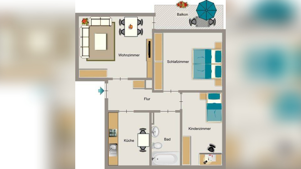 Wohnen, wo das Herz schlägt – in ruhiger und doch zentraler Lage. – 45257 Essen – Vorschaubild 3