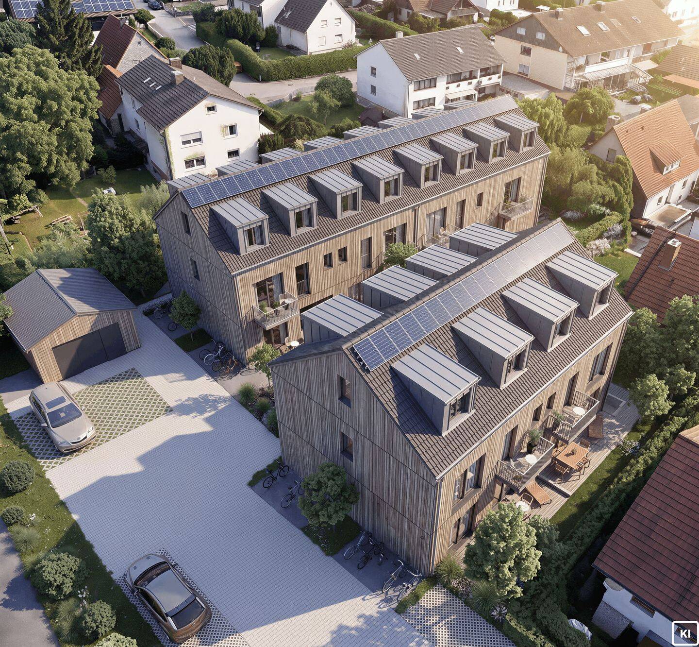 VH 1- TimberTwentyNine – KfW40 QNG Neubau – 85748 Garching b. München – Vorschaubild 3
