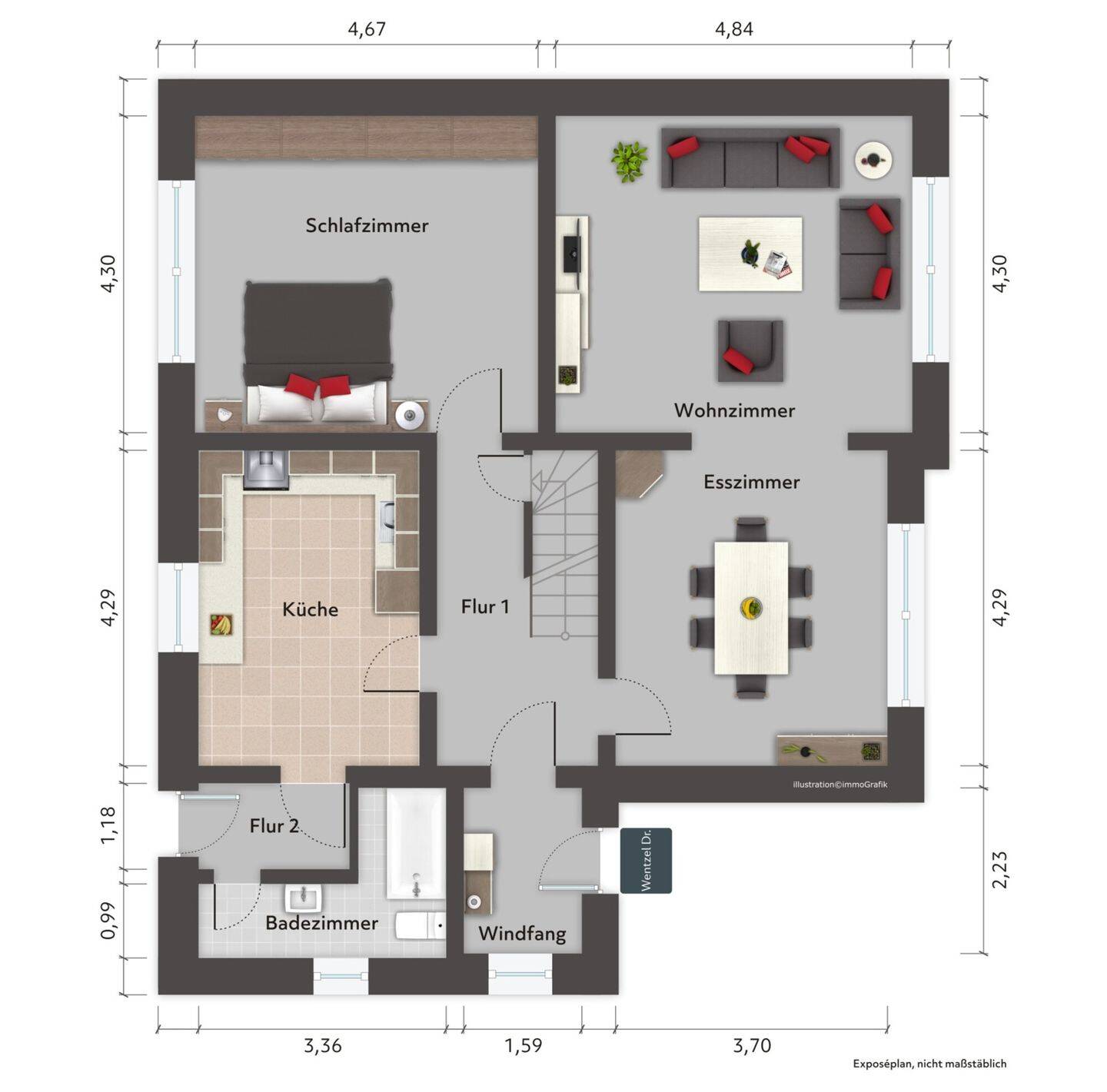 Einfamilienhaus mit historischem Charme und großem Grundstück in Hamburg-Kirchsteinbek – Wentzel Dr. – 22117 Hamburg – Vorschaubild 3