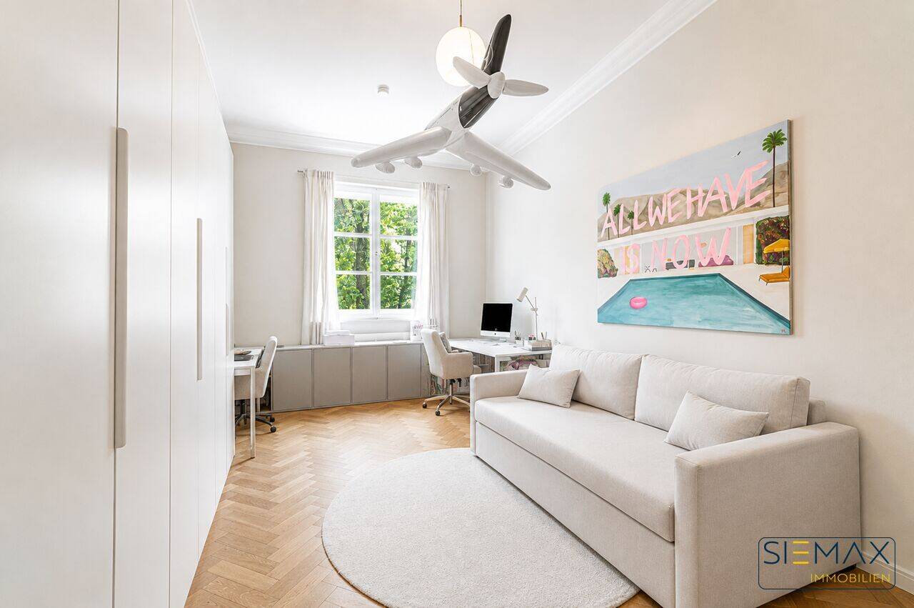Altbaujuwel in Bestlage – 3,5 Zimmer mit Südwestbalkon am Prinzregentenplatz – 81675 München – Vorschaubild 7