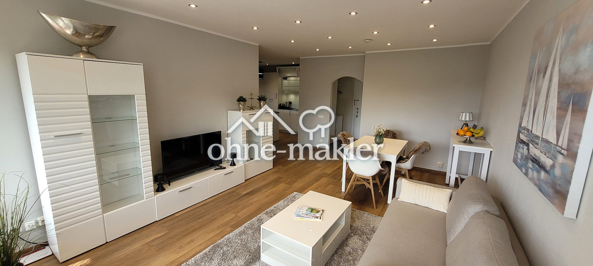 Top-Lage Kiel Sanierte 2-Zimmer Wohnung mit Balkon – Bismarckallee 2, 24105 Kiel – Vorschaubild 3