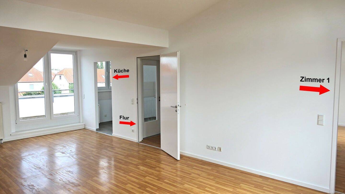 Trendige Dachgeschoss-Wohnung mit zwei Terrassen – 13127 Berlin – Vorschaubild 4
