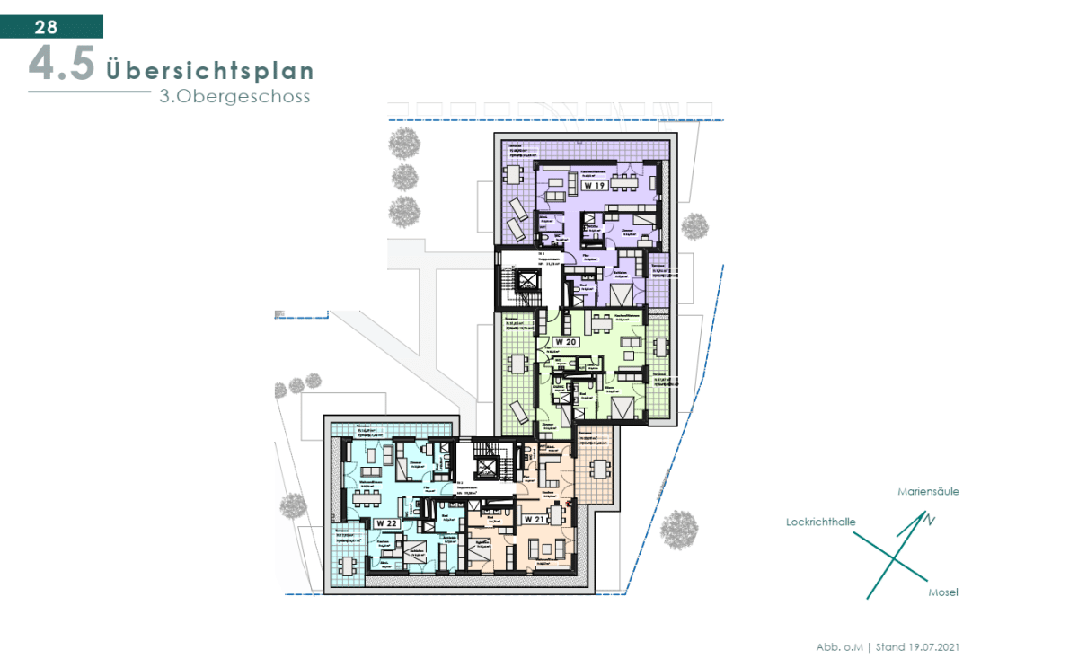 Helle Dachterrassenwohnung im KFW 40 Energiesparhaus Trier mit Top Anbindung Luxemburg – 54294 Trier – Vorschaubild 3