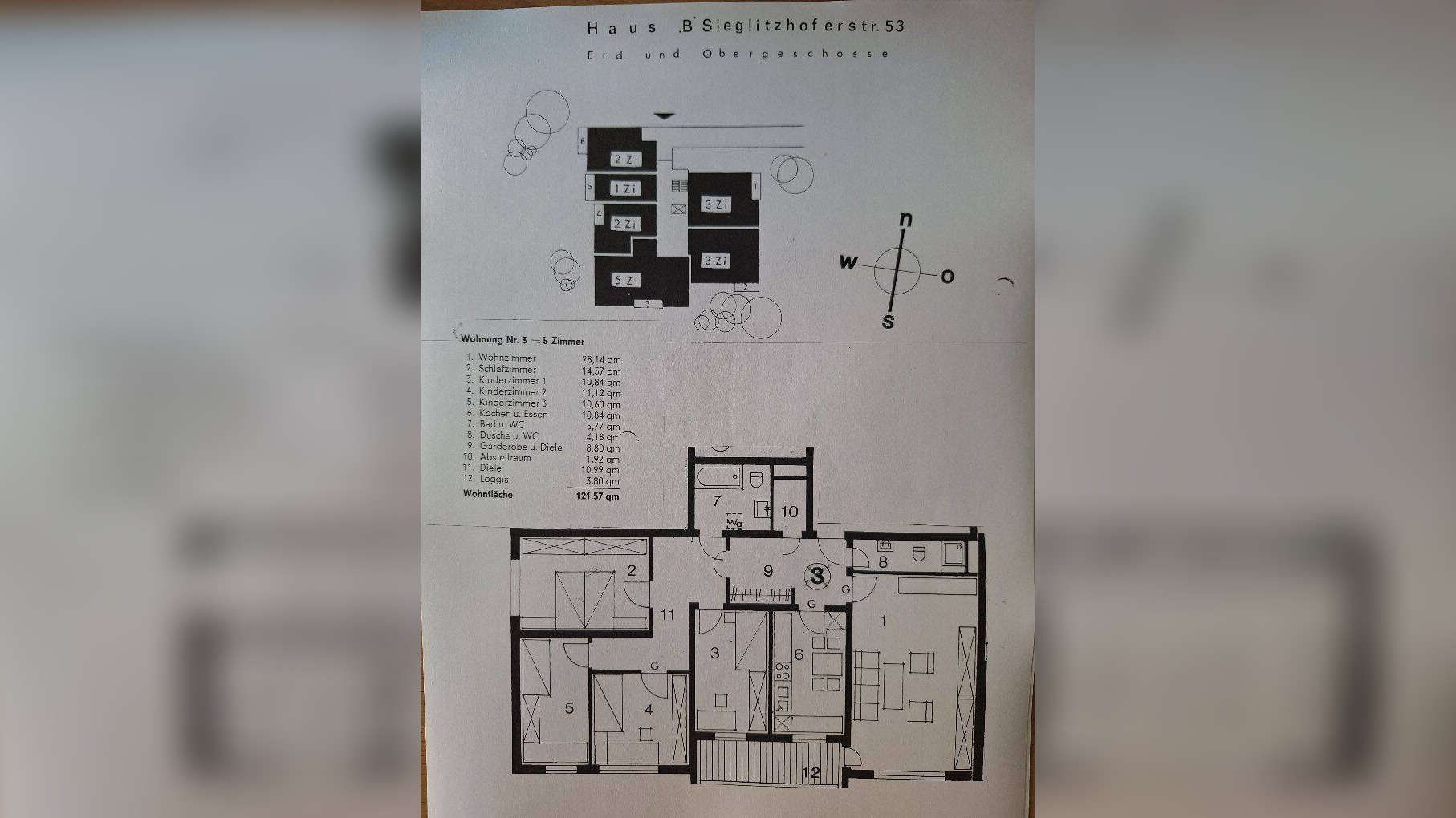 Großzügige 5-Zimmer-Wohnung mit 2 Bädern, Südbalkon und direkter Lage am Meilwald in Sieglitzhof – 91054 Erlangen – Vorschaubild 3