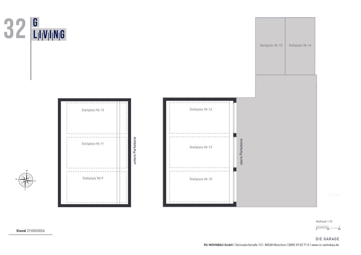 Licht + Raum! – 2,5-Zimmer-Dachgeschosswohnung (NEUBAU) mit sonniger Dachterrasse und Balkon – 80935 München – Vorschaubild 6