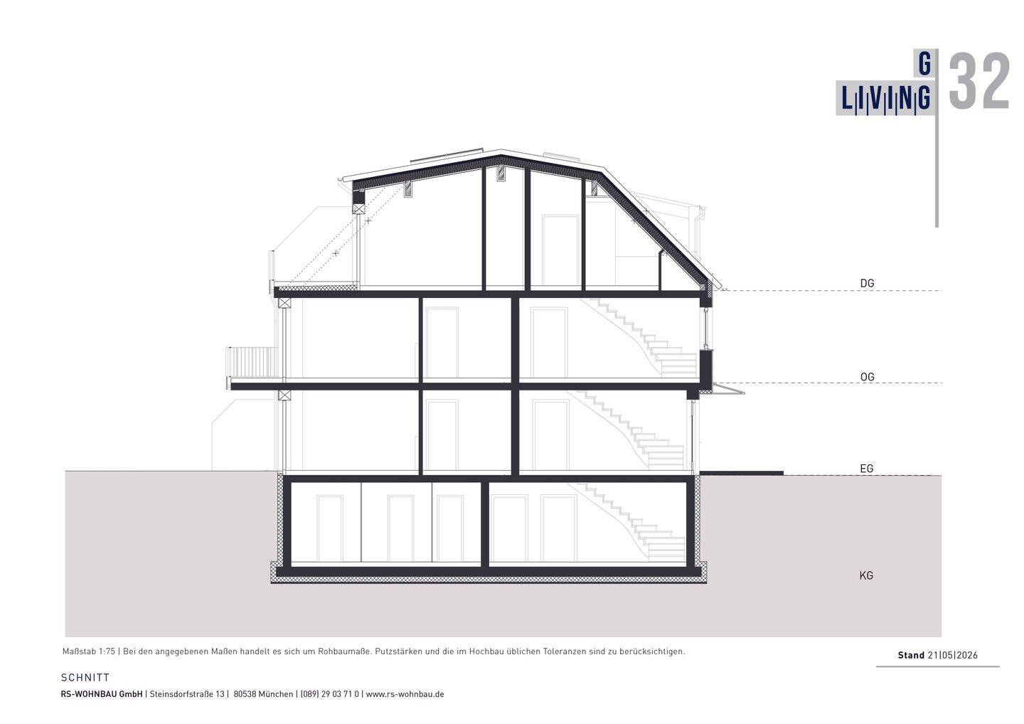 NEUBAU-2-Zimmerwohnung plus wohnlich ausgebautem Souterrain (mit zweitem Tageslicht-Bad) – 80935 München – Vorschaubild 6