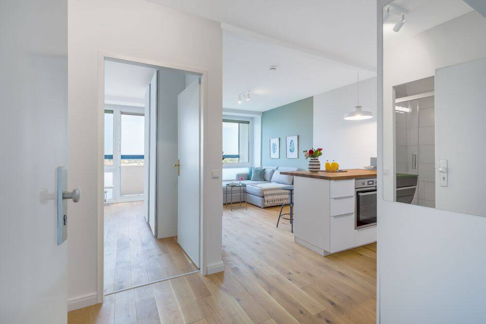 Über den Dächern der Stadt – 2 Zi ETW, Balkon und Tiefgarage – 20259 Hamburg – Vorschaubild 3