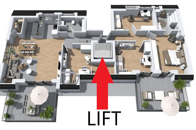 Jetzt besichtigen | 5 Zimmer-Penthouse, große Süd-West-Dachterrasse, barrierefrei – 65189 Wiesbaden – Vorschaubild 3